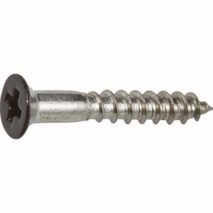 トラスコ TRUSCO トラスコ ステンレス木ねじ 皿頭 M2.4×16 黒  45本入 SCWS-2416BK