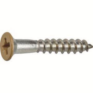 トラスコ TRUSCO トラスコ ステンレス木ねじ 皿頭 M2.4×16 ベージュ  45本入 SCWS-2416BE