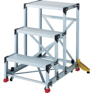 トラスコ中山 TRUSCO TSF型踏台 H900 アウトリガー MGキャスター付 TSF-369-OC メーカー直送 代引不可