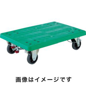 トラスコ TRUSCO トラスコ TP-902JKRS-4 樹脂台車 グランカート 固定 4輪リングストッパー付 TRUSCO メーカー直送 代引不可 北海道 沖縄 離島不可