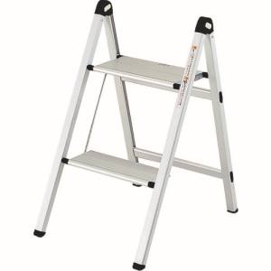 トラスコ TRUSCO トラスコ TAU-2UF 薄型幅広踏台 片側昇降タイプ 2段 高さ520mm TRUSCO メーカー直送 代引不可 沖縄 離島不可