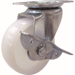 トラスコ TRUSCO トラスコ TYSG-100NS 台車用キャスター Φ100 ナイロン車 自在ストッパー付 TRUSCO
