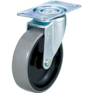 トラスコ TRUSCO トラスコ 台車用キャスター Φ100 ナイロンホイールウレタン車ステン金具 自在 1個 TYSUSSG-100NU