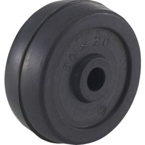 トラスコ TRUSCO トラスコ 二輪運搬車用車輪 Φ50ゴム車輪 4011用補助車輪 P50G