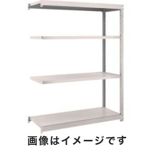 トラスコ TRUSCO トラスコ M1.5型軽中量棚 1160×445×1500 4段連結 ネオグレー M1.5-5444B NG メーカー直送 代引不可