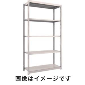 トラスコ TRUSCO トラスコ M1.5型軽中量棚 1160×445×2100 5段単体 ネオグレー M1.5-7445 NG メーカー直送 代引不可