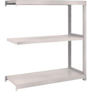 トラスコ TRUSCO トラスコ M2型軽中量棚 1160×450×H1200 3段 連結 ネオグレー M2-4443B NG メーカー直送 代引不可