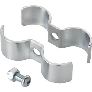 トラスコ TRUSCO トラスコ スチール製メッシュラック用支柱用連結金具 1S MES-R