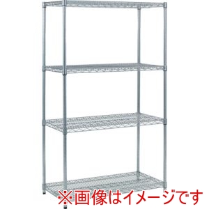 トラスコ中山 TRUSCO トラスコ中山 TME-5344 スチール製メッシュラック W905XD457XH1533 4段  TRUSCO メーカー直送 代引不可 北海道沖縄離島不可