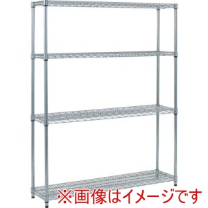 トラスコ中山 TRUSCO トラスコ中山 TME-5434 スチール製メッシュラック W1205XD305XH1533 4段  TRUSCO メーカー直送 代引不可 北海道沖縄離島不可
