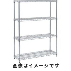 トラスコ中山 TRUSCO ステンレス製メッシュラック H1228XW905XD609 4段 TSM-4364 メーカー直送 代引不可