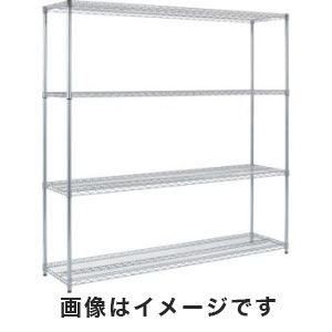 トラスコ中山 TRUSCO ステンレス製メッシュラック H1838XW905XD609 4段 TSM-6364 メーカー直送 代引不可