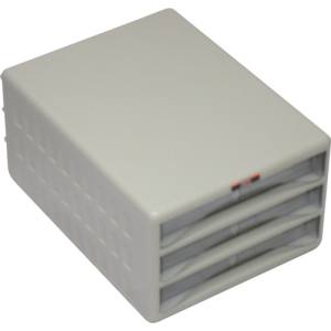 トラスコ TRUSCO トラスコ レターケース 引き出しA4浅型3個 1台 TOA4-S3