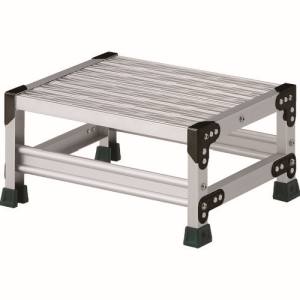 トラスコ TRUSCO トラスコ TSFGR-1525 作業用踏台 アルミ製 グレーチング仕様 SUS金具 1段 高さ0.25m 天板500×400 TRUSCO 直送 代引不可 沖縄 離島不可