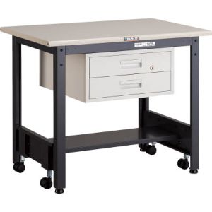 トラスコ TRUSCO トラスコ CFWS型作業台 900×600×H740 2段引出付 1台 CFWS-0960F2 メーカー直送 代引不可 北海道・沖縄・離島不可