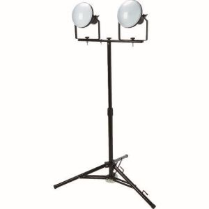 トラスコ中山 TRUSCO LED投光器 DELKURO 三脚タイプ 2灯 50W 10m RTLE-510-SK2 メーカー直送 代引不可