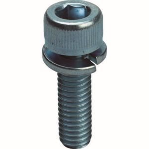 トラスコ TRUSCO トラスコ ばね座金組込六角穴付ボルト スチール M4×25 24本入 Y15S-0425