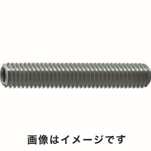 トラスコ中山 TRUSCO 六角穴付止めネジ 平先 ステンレス M6×25 15本入 B77-0625