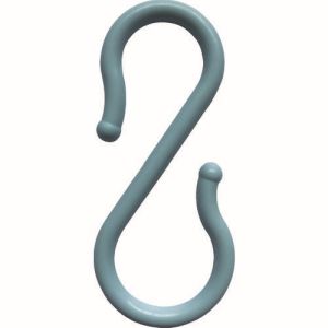 トラスコ中山 TRUSCO プラSフック 100mm ライトブルー 2個入り TPSH100-LB