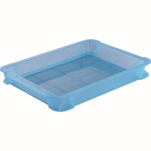トラスコ TRUSCO トラスコ スケルトンカラーコンテナ 3L 青 TSK-3B