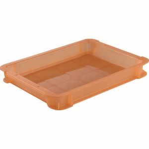 トラスコ TRUSCO トラスコ スケルトンカラーコンテナ 3L オレンジ TSK-3OR