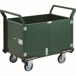 トラスコ TRUSCO トラスコ PH-26P 鋼鉄製運搬車 900X600 観音扉付 プレス車輪 TRUSCO メーカー直送 代引不可 北海道 沖縄 離島不可