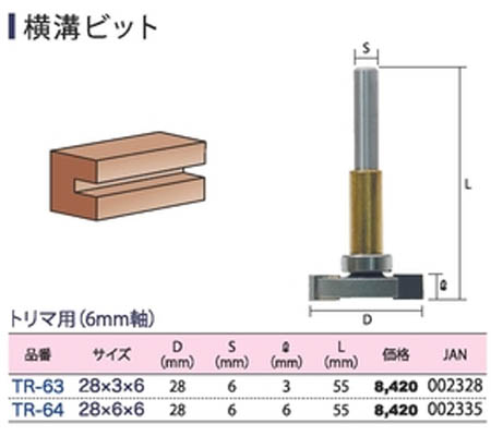  ライト精機 LightSEIKI ライト精機 TR-64 スーパー トリマ  横溝 ビット