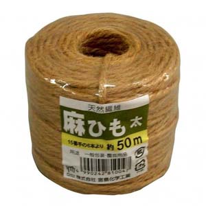 宮島化学工業 宮島化学工業 Y004 麻紐 15番手×6本撚り 50m