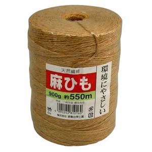 宮島化学工業 宮島化学工業 Y007 麻紐 14番手×3本撚り 550m