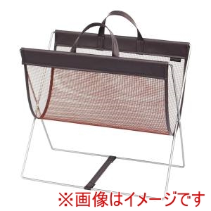 サキ サキ セルフワゴン レザー調PVC×メッシュ R-358 ブラウン