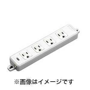 明工社 MKS 明工社 MR7704TJ1 横形 OA用 接地タップ 4コ口 ランプ マグネット付 VCTF1m接地プラグ付 MKS
