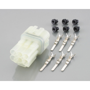 キタコ KITACO キタコ 0900-755-02026 コネクターSET HM防水タイプ HM防水 6極 オス 1SET KITACO
