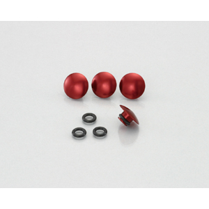 キタコ KITACO キタコ 0900-000-81102 キャップボルトカバー アルミ M6用 レッド 4個 KITACO