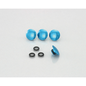 キタコ KITACO キタコ 0900-000-81103 キャップボルトカバー アルミ M6用 ブルー 4個 KITACO