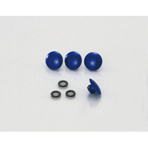キタコ KITACO キタコ 0900-000-81107 キャップボルトカバー アルミ M6用 ネイビー 4個 KITACO