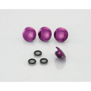 キタコ KITACO キタコ 0900-000-81115 キャップボルトカバー アルミ M8用 パープル 4個 KITACO