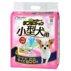 シーズイシハラ シーズイシハラ 消臭炭シート ダブルストップ 小型犬用 ワイド 58枚