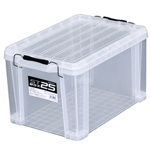 JEJアステージ JEJアステージ ST-25CR ＃25 STボックス クリア 24L 295×443×259mm メーカー直送 代引不可 北海道沖縄離島不可