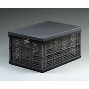  JEJアステージ JEJアステージ NM-35 折りたたみコンテナフタスモーク 黒