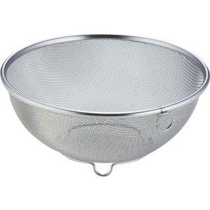 金伊工業 金伊工業 18-8 シェイプライン リング付 ボールザル 19cm