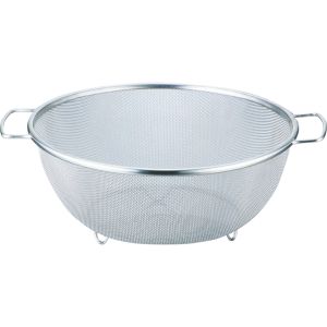 金伊工業 金伊工業 18-8 シェイプライン 両手付 丸ザル 25cm SH-009