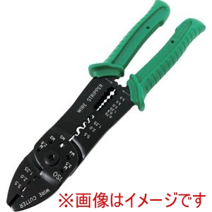 ベストツール BESTTOOL ベストツール WDP-601 WELL 電工ペンチ 裸端子圧着 オープンバレル圧着用