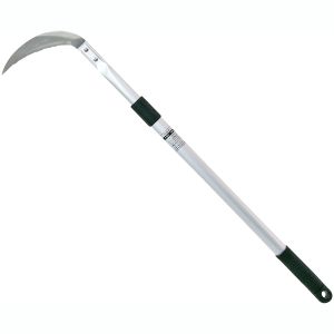 石黒金属 石黒金属 S-20W 2段伸縮 万能草刈鎌 ワイド 640mm～1050mm伸縮パイプ付き ガーデンヘルパー