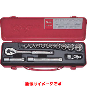 コーケン Ko-ken コーケン 3252M-10 3/8 9.5mm SQ. ソケットセット 15ヶ組