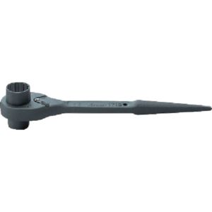 コーケン Ko-ken コーケン 171S19X22 両口シノ付きラチェット ショート  19mmx22mm