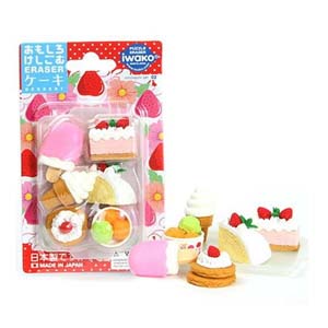 イワコー イワコー おもしろ消しゴム ケーキ
