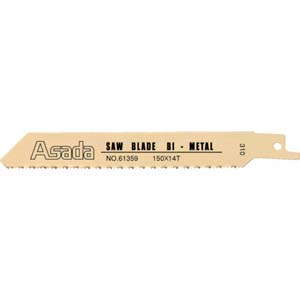 アサダ Asada アサダ A61362 セーバーソーのこ刃 バイメタル 200×18山 10本入