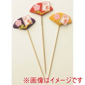 萬洋 MANYO 萬洋 51-500G ちりめんピック 末広扇 色アソート