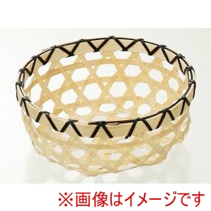 萬洋 MANYO 萬洋 15-777 白竹六ツ目かご 丸