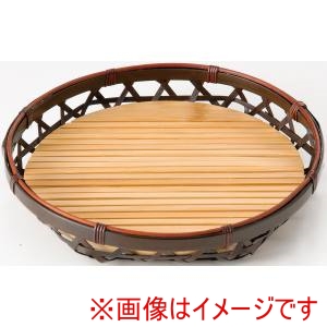 萬洋 MANYO 萬洋 21-954 オードブル染篭 竹目皿付